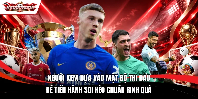 Người xem dựa vào mật độ thi đấu để tiến hành soi kèo chuẩn rinh quà